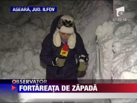 Comuna Vanatori a fost rupta de lume vreme de patru zile