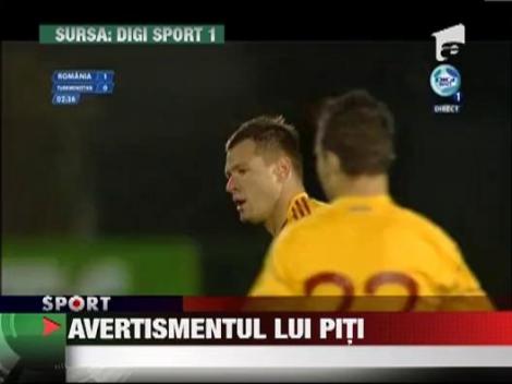 Marius Niculae, a dat doua goluri, pentru Nationala