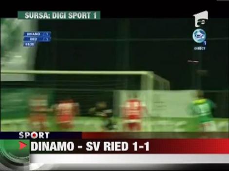 Dinamo a scos, doar un egal, 1 la 1, cu a doua clasata in Austria