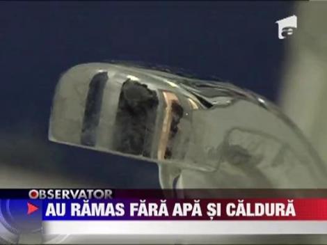 Galati si Deva, fara apa calda si caldura