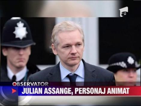 Fondatorul WikiLeaks a ajuns personaj de desene animate