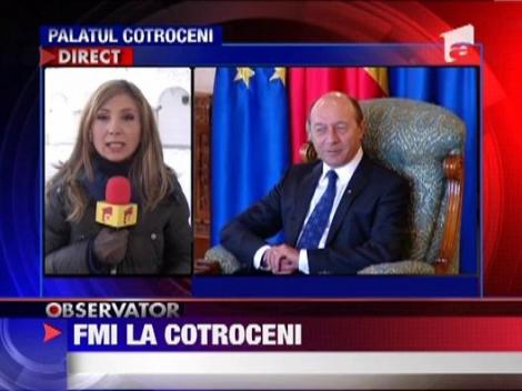 Traian Basescu s-a intalnit cu delegatia FMI