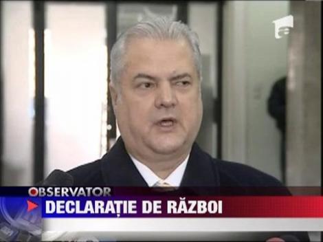 Adrian Nastase, declaratie de razboi