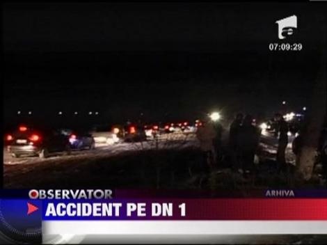 Accident violent pe Drumul National 1