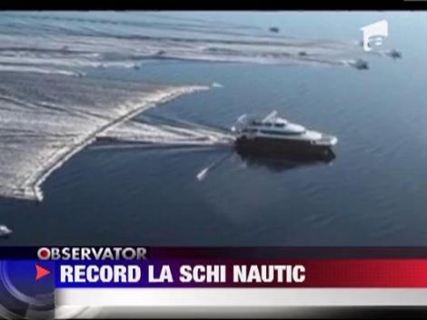 Record la schi nautic
