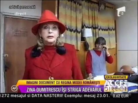 Repetitii din spatele scenei de moda cu Zina Dumitrescu