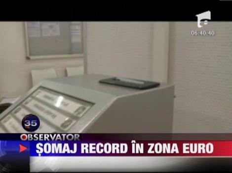 Somaj record in zona euro