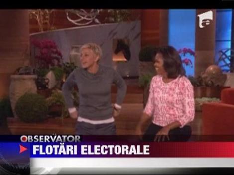 Michelle Obama, "campioana" la flotari