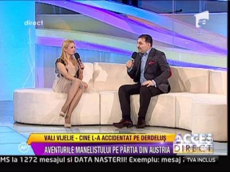Vali Vijelie s-a accidentat pe derdelus