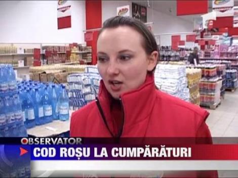 Magazinele, luate cu asalt de oamenii panicati