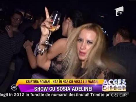 Intalnire soc intre adelina pestritu si sosia ei