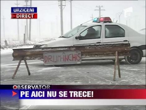 Drumul dintre Urziceni si Buzau a fost inchis