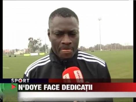 N'Doye face dedicatii!