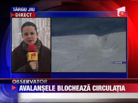 Avalansele blocheaza circulatia
