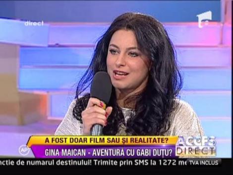 Gina Maican, despre relatia ei cu Gabriel Dutu