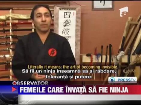 Femeile care invata sa fie ninja