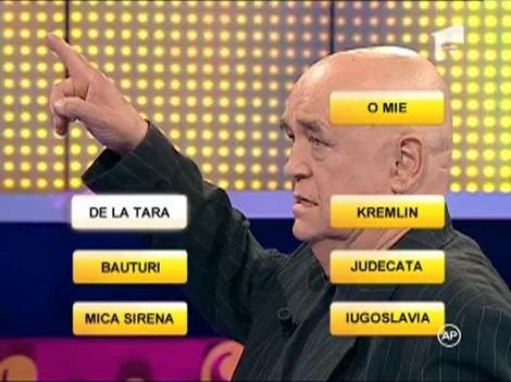 Randul 4: Benone Sinulescu vs. blonde