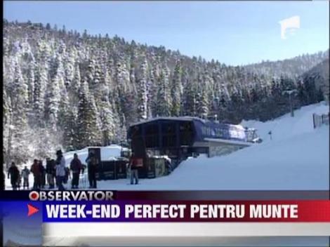 Weekend perfect pentru mers la munte