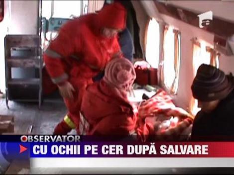 Salvati din nameti pe calea aerului