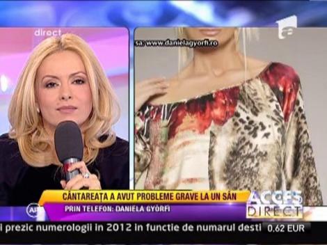 Daniela Gyorfi a avut probleme cu un san