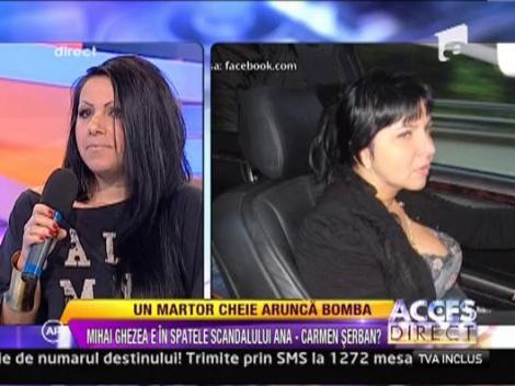 Alina, martorul cheie din scandalul artistei Carmen Serban, la Acces Direct
