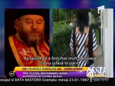 Duhovnicul lui Carmen Serban sare in apararea artistei!