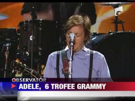 Adele - marea castigatoare la premiile Grammy 2012‎