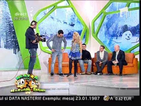 Razvan si Puberu au invatat noi pasi de dans