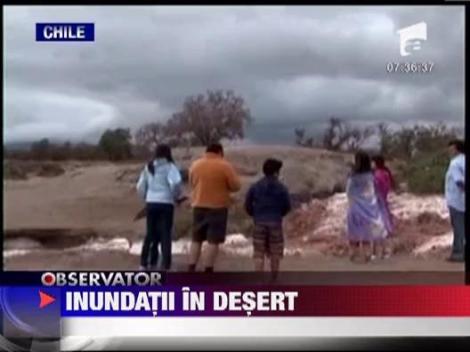 Inundatii in desert