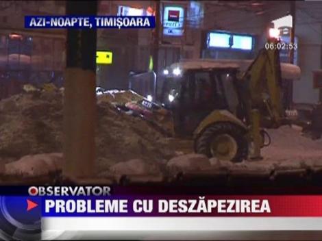 Probleme cu deszapezirea