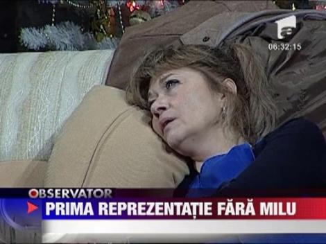 Catrinel Dumitrescu, primul spectacol fara Milu