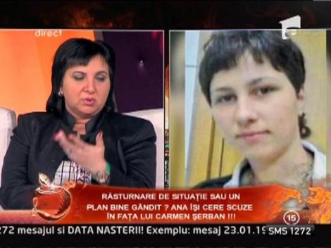 Carmen Serban nu accepta scuzele celei care o acuza ca este lesbi