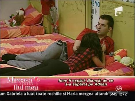Imre ii explica Biancai de ce s-a suparat pe Adrian