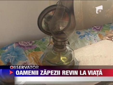 Oamenii zapezii revin la viata