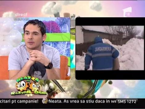 Oamenii din zonele sinistrate, ajutati de autoritati