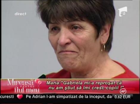 Maria: "Nu m-am suparat niciodata pe Catalin pentru reprosurile pe care mi le-a facut!"