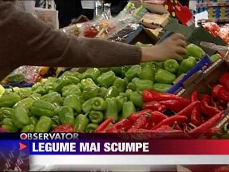 UPDATE / Fructe si legume mai scumpe