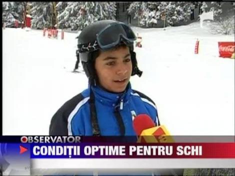 Zapada de la munte e numai buna pentru schi