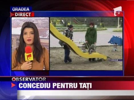 Concediu obligatoriu pentru proaspetii tati