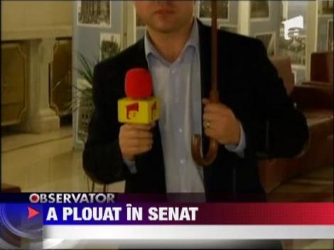 In Casa Poporului a "plouat"