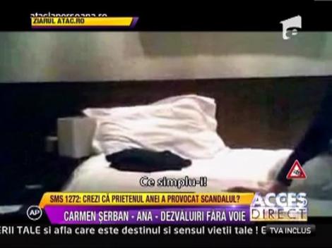 Filmare cu camera ascunsa. Ana da frau liber secretelor