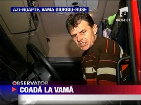 800 de TIR-uri bocate in Vama Giurgiu