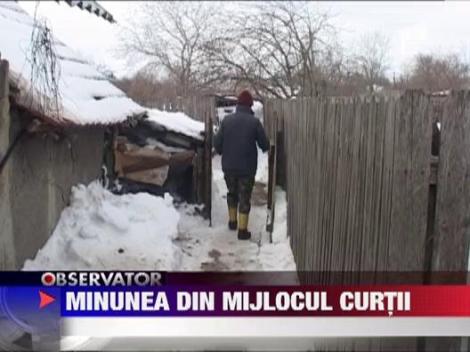 E suparat ca scoate apa clocotita din fantana