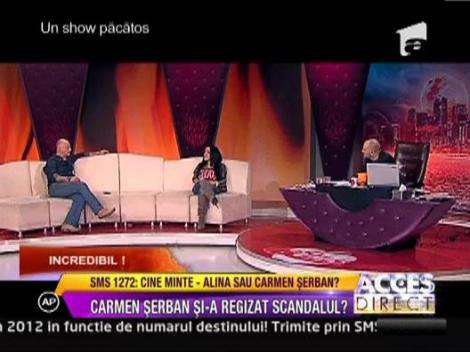 Carmen Serban, acuzata ca si-a regizat scandalul!