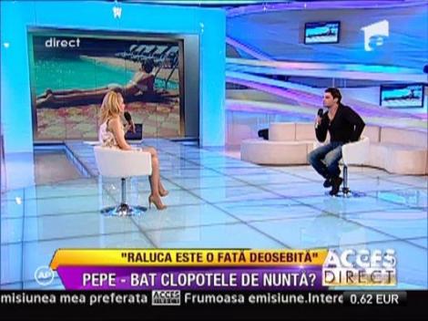 Pepe: "Raluca nu este insarcinata, dar ne dorim un copil"