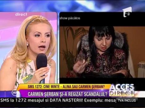 Elena Merisoreanu: "Carmen Serban nu si-a inscenat scandalul"