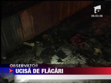 O batrana din Sacele a ars de vie in casa