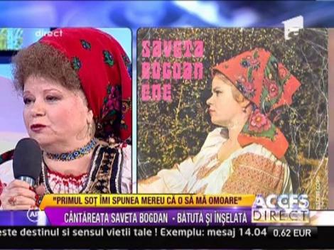 Saveta Bogdan vorbeste cu lacrimi in ochi despre cosmarul vietii ei