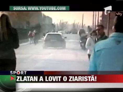 Ibrahimovici a bagat in spital o ziarista!