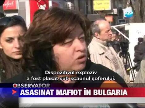 Asasinat in stil mafiot, in Bulgaria